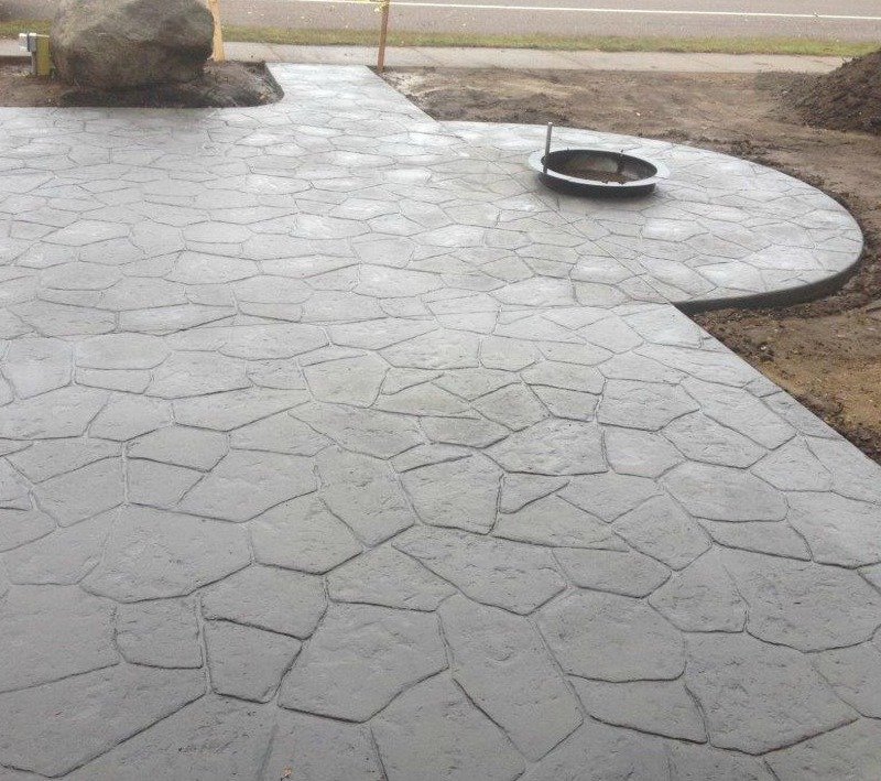 Canyon Stone stamped patio