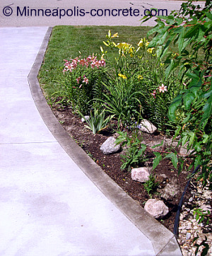 curved concrete cuts