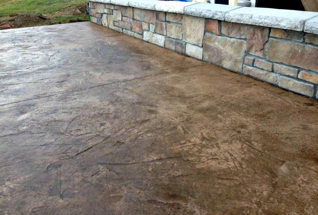 stamped patio