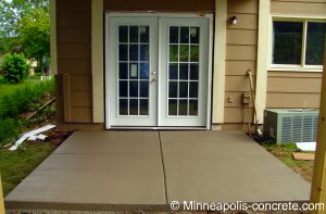 diy concrete patio