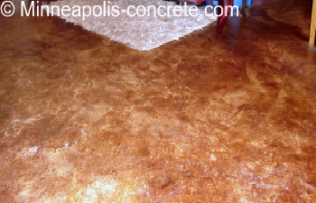 Acid stained concrete floors